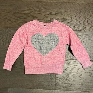 Gap girls Valentine’s Day sweater sz 4 NWT retail $72